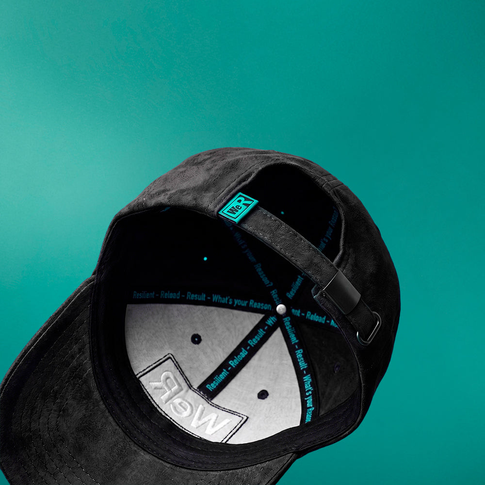 We'R Black Suede Cap