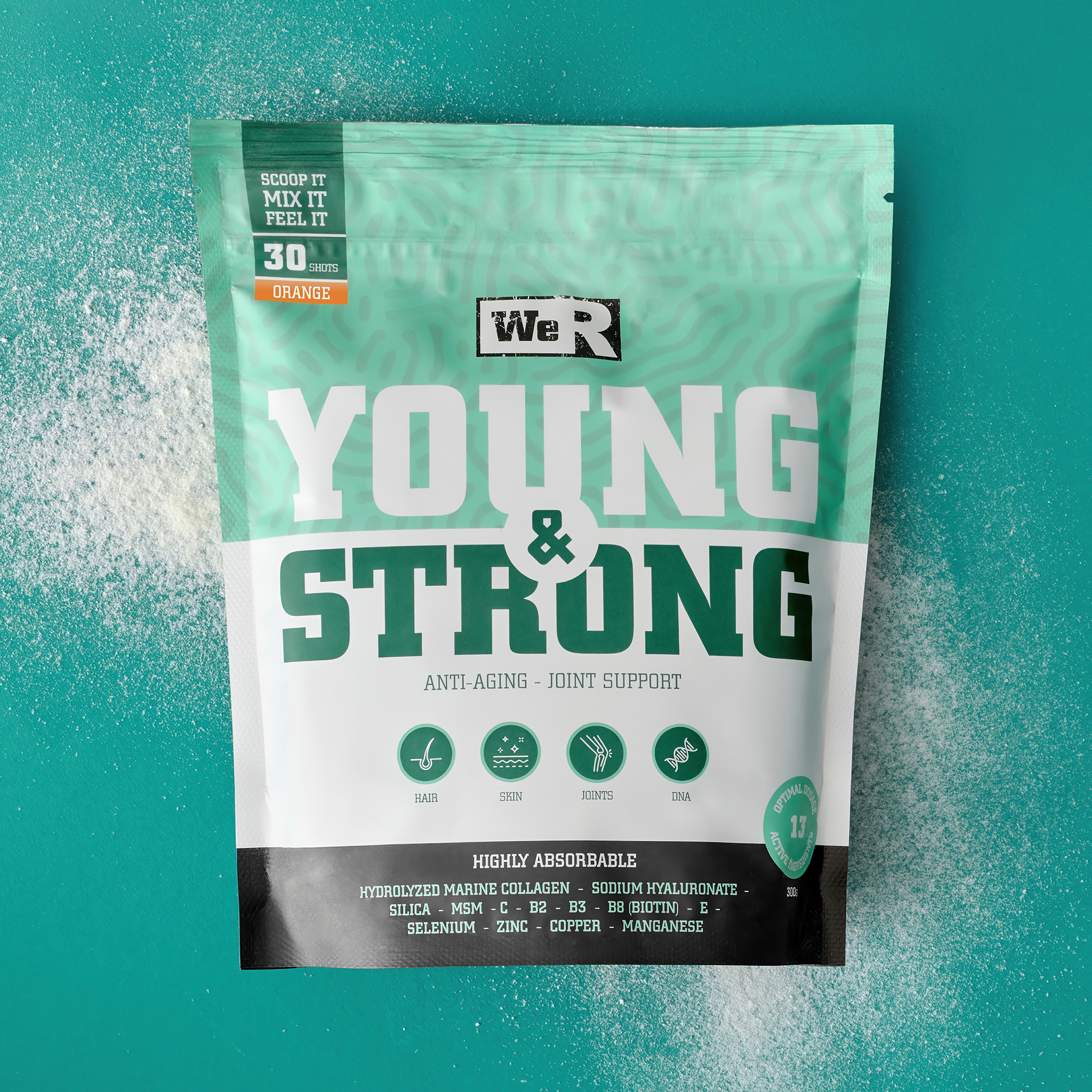 We'R Young & Strong 300g ORANGE